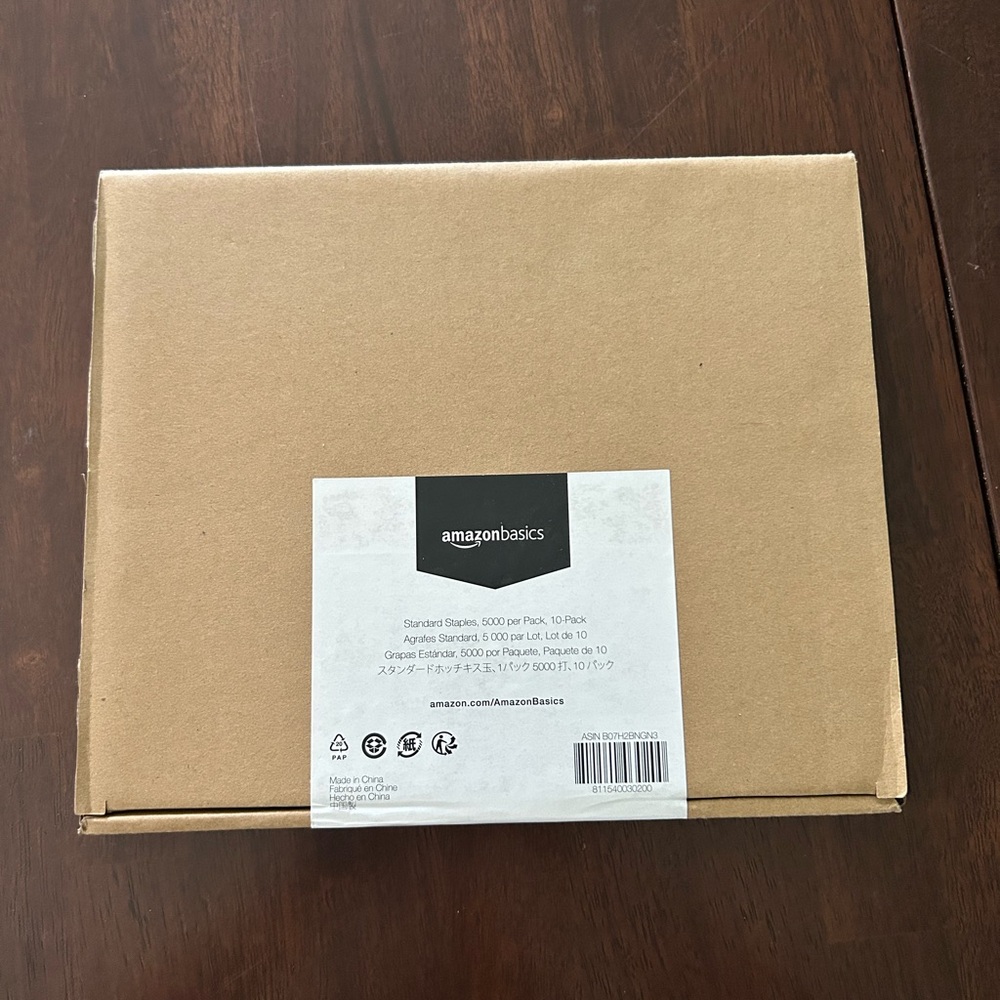 Amazon Basics standard staples